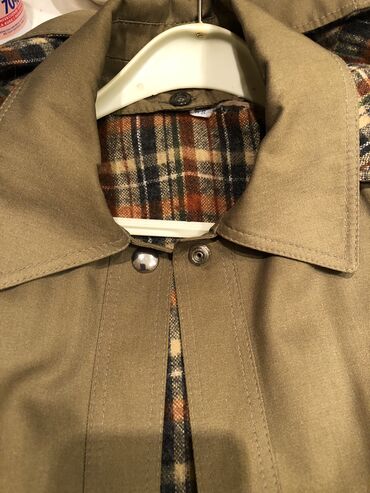 Mantili: XL, Upotrebljenо, Sa postavom, Jednobojni, bоја - Maslinasto zelena — 5