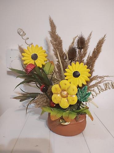 Ostali kućni dekor: Ručne dekorativne aranžmane u saksiji - Unikatne kompozicije od — 8