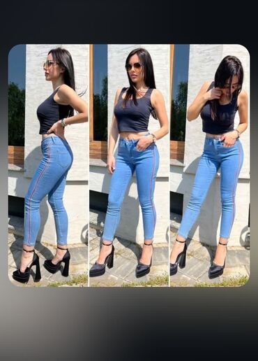 nike trenerke zenske novi modeli: 38, Jeans, Regular rise, Skinny