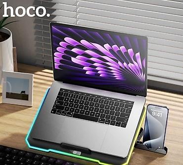 17 max: Охлаждающая подставка для ноутбука Hoco DH19 RGB - Совместимость — 2