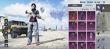 qizil destleri: PUBG Mobile hesabı – zəngin kolleksiya və nadir əşyalar - Səviyyə — 2