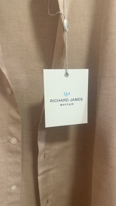 Košulje: Košulja Na duge rukave, XL, bоја - Bež, Pamuk — 3