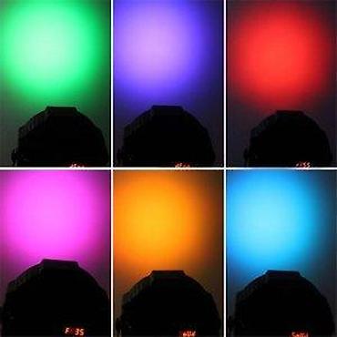 Osvetljenje: LED scenska PAR RGB reflektor lampa – 18x1W - Tip: LED PAR reflektor — 12