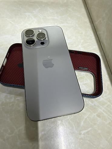 iphone 17 pro 512: IPhone 15 Pro, Б/у, 128 ГБ, Серебристый, Чехол, 80 % — 3