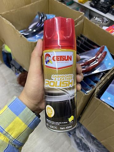 Автокосметика: Полироль для панели и кожи Getsun Dashboard & Leather Polish — 1