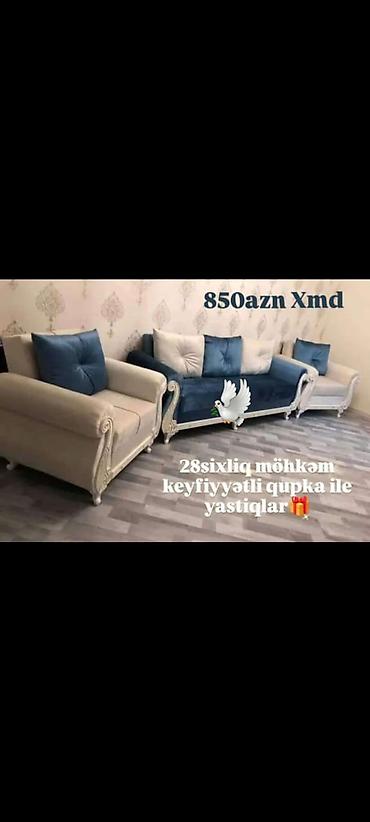 Divan və kreslo dəstləri: Yeni, Divan, 2 kreslo — 1