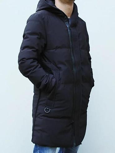 Zimske jakne: Muška zimska parka – crna - Duža parka kroja do sredine butina za — 3