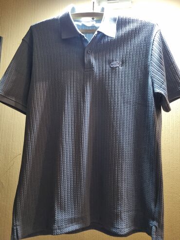 Футболки: Мужская футболка, 3XL (EU 46), Lasoste, Новый, цвет - Голубой, Самовывоз