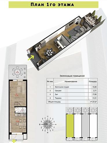 Продажа квартир: 3 комнаты, 72 м², Индивидуалка, Готовая ПСО (под самоотделку) — 6