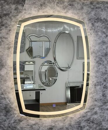 стенные зеркала: Модель. СТО 6810 Размер. 90×70 80×60 Цена (сом). 6500. 5500