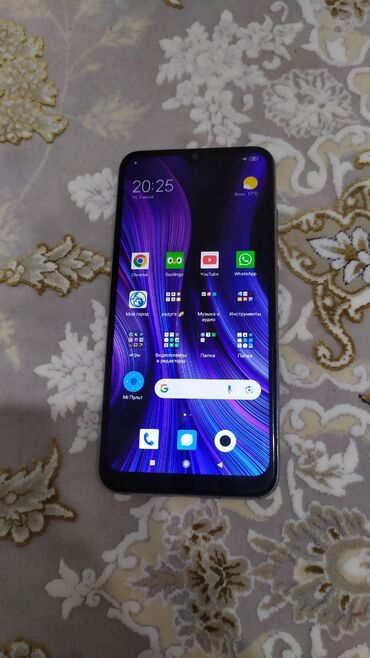 оперативная память для настольных пк: Redmi, Redmi Note 8, Б/у, 64 ГБ, цвет - Голубой, 2 SIM