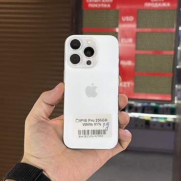 iphone se 2016: IPhone 16 Pro, Б/у, 256 ГБ, Белый, Защитное стекло, 91 % — 10
