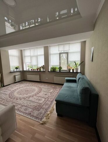 продаю квартиру ошский рынок: 3 комнаты, 90 м², Элитка, 3 этаж, Евроремонт