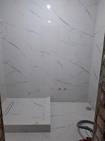 Укладка плитки: Гидроизоляционные работы, Фартук на кухне, Подготовка стен для укладки | Керамогранитая плитка | Раскладка ковром, Вертикальная укладка, Диагональная укладка Больше 6 лет опыта — 1