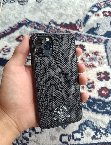 iphone 3: IPhone 11 Pro, Б/у, 256 ГБ, Matte Midnight Green, Чехол, 96 % — 2