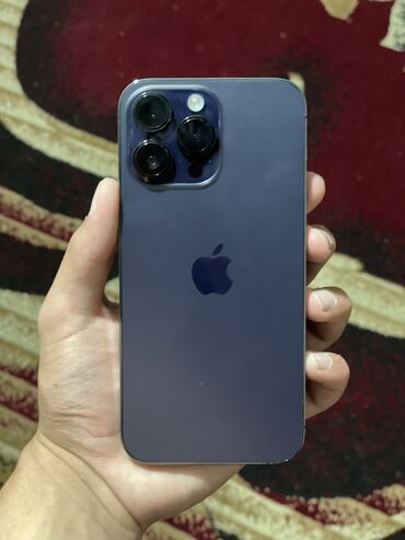 iphone xs max на запчасти: IPhone 14 Pro Max, Колдонулган, 128 ГБ, Заряддоочу түзүлүш, Коргоочу айнек, 91 %