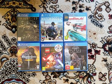 ps5 бишкек купить: Продаю игры для пс4 все на русском Injustice 2 -1500, Watch dogs 2