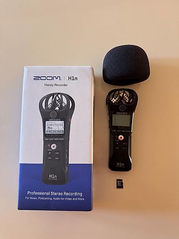 dji mikrofon: Zoom H1n Handy Recorder Super Vəziyyətdədir Əla səs yazır Üzərində — 2