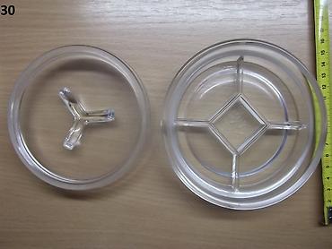 Ostali medicinski proizvodi: Stomatološke posude II Petri šolje Podeljene petri šolje Inox opal — 2