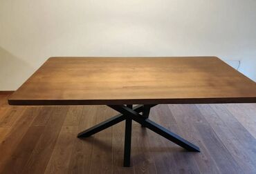 moderne police za tv: Dining tables, Rectangle, Metal, New