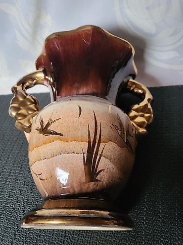 Stare vaze i dekor: Vaza iz 1949 do 1990g.Nemacka- rucni rad. Vaza perfektna, rucni — 9