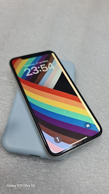 айфон 10 64 гб цена бу: IPhone X, Б/у, 64 ГБ, Белый, Чехол, 60 % — 2