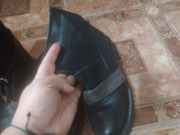 обувь мужская зима: Ботинки и ботильоны 40, цвет - Черный