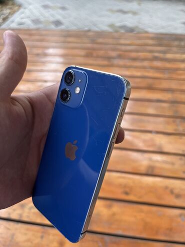 Apple iPhone: IPhone 12 mini, Б/у, 128 ГБ, Синий, 75 %