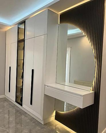 dolab: Düz dolab, Dəhliz üçün, Yataq otağı üçün, Qarderob, Açılan, Korpuslu, 6 qapı — 10