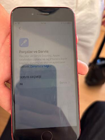 Apple iPhone: IPhone SE 2020, 128 GB, Qırmızı, Barmaq izi — 7