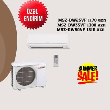 gree kondisoner: Kondisioner Mitsubishi, Yeni, 40-45 kv. m, Split sistem, Kredit yoxdur, Pulsuz quraşdırılma