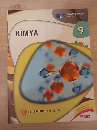 kimya 9: Məhsul: “Kimya – 9” qiymətləndirmə tapşırıqları kitabı - Nəşriyyat — 1