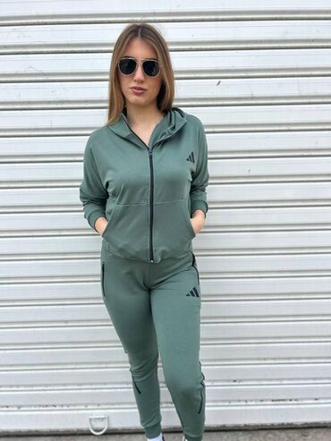 Gornji i donji deo: Adidas ženska trenerka Novo Pamuk Veličine s m l xl 2xl fb Moja — 9