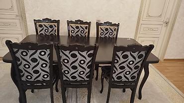Digər mebel: SdMasa desti 170 azn. Masa acilir, 6 stulu var. Unvan Bineqedi — 1