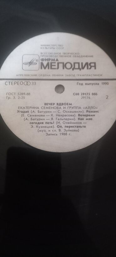 Vinil vallar: Vinil val, 1981 il — 16