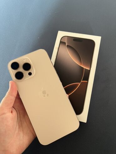 самая хорошая сигнализация с автозапуском: IPhone 16 Pro Max, 256 ГБ, Desert Titanium, Коробка, 100 %