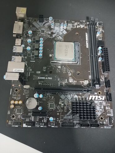 Материнские платы: Материнская плата, Б/у, MSI, AM4, Mini-ATX, Для ПК