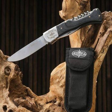 Ножи: Нож ВИТЯЗЬ Дачник B237-34 туристический, со штопором Складной