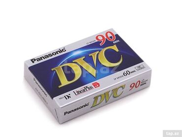 video kamera: Panasonik dvc mini kaset 90 dəqiqəlik və soni mini kaset 60 dəqiqəlik