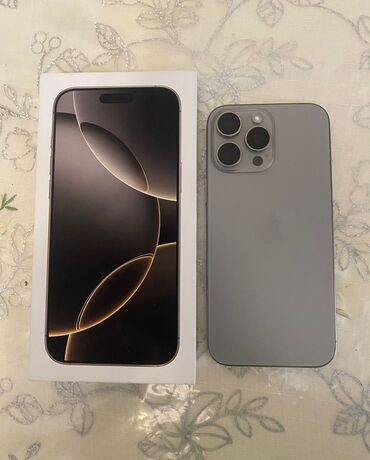 купить озу для ноутбука: IPhone 16 Pro Max, 256 GB, White Titanium, Face ID, Barmaq izi