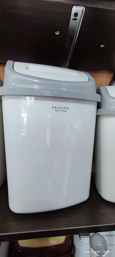 Хозтовары: Пластиковые мусорные ведра MIAIAY Home Furnishing. 8Л 450. 12л-500 - — 2