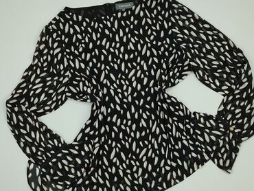 czarne koronkowe bluzki z długim rękawem: Bluzka Damska, XL, stan - Bardzo dobry