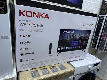 телевизор konka цена: Телевизоры konka 43 webos hub 110 см диагональ, гарантия 3 года