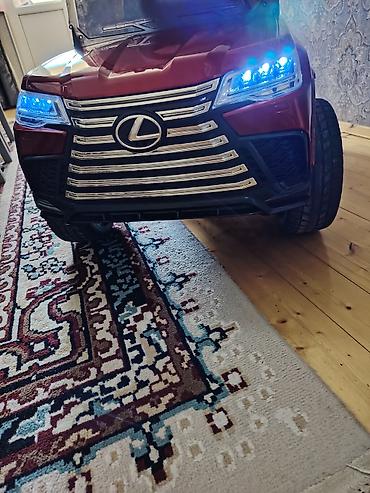 uşaq geyimi: Uşaq üçün elektrikli minik maşını – Lexus üslubunda, tünd qırmızı — 1