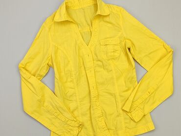 żółta bluzka z długim rękawem: Koszula Damska, S (EU 36), stan - Bardzo dobry