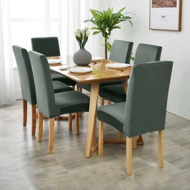 Prekrivači za nameštaj: Velur, Za stolice, bоја - Braon — 5