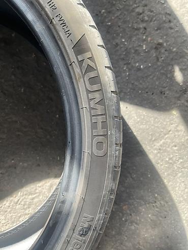 r20 mercedes: Летние шины Kumho Ecsta (Made in Korea), комплект разной ширины на 20" — 5