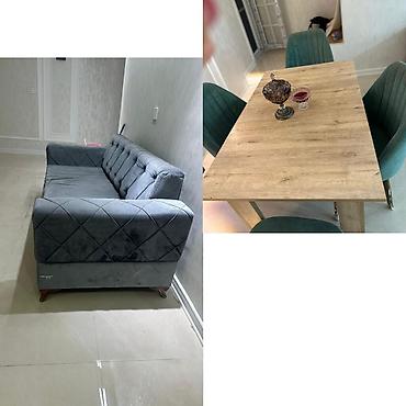 masa satisi: Desti 280azn. Masa desti 4 stulla. Divan (acilmir baza yoxdur ) Tek — 1