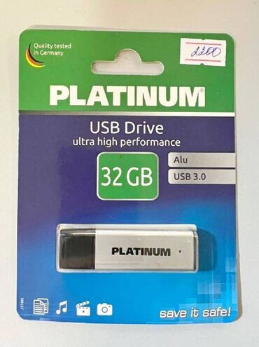 проигрыватель: Флеш -накопитель Platinum 32ГБ USB 3.0 - ALU Бренд: ПЛАТИНУМ USB