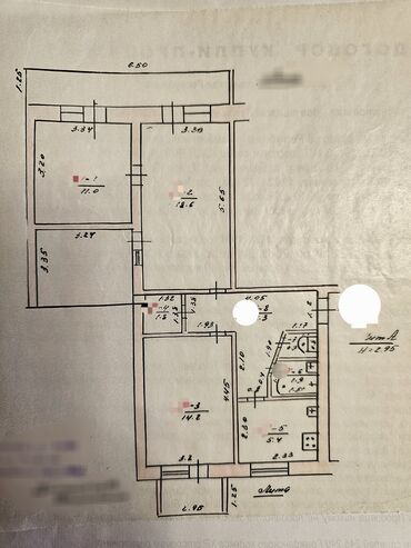 маевка квартира керек: 3 комнаты, 65 м², Индивидуалка, 3 этаж, Косметический ремонт